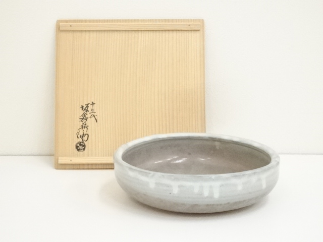 JAPANESE POTTERY HAGI WARE BOWL 